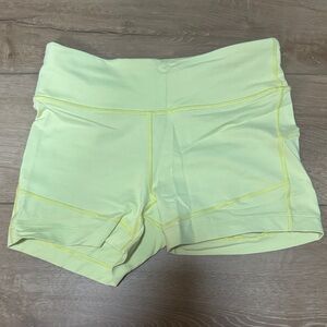 Outdoor Voices Lime Athletic Shorts